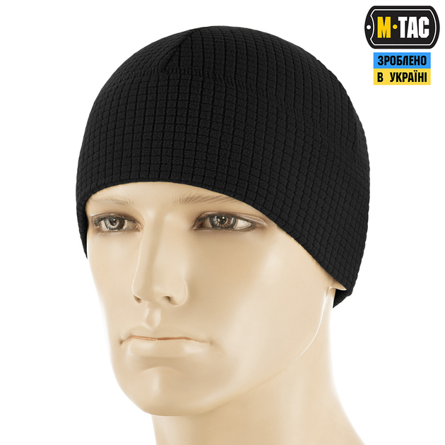M-Tac шапка-підшоломник фліс ріп-стоп Black S - зображення 1