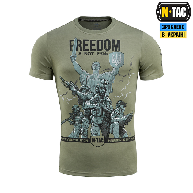 M-Tac футболка Freedom Light Olive S - зображення 2
