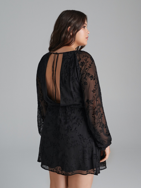 Сукня міні літня жіноча Sinsay 3293F-99X L Чорна (5904116771418) - зображення 2