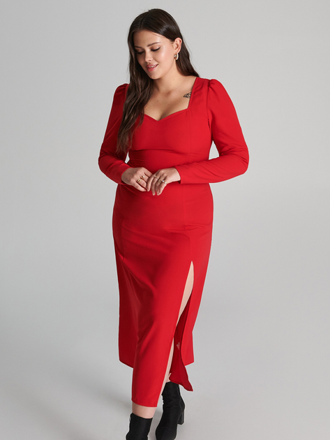 Sukienka damska Sinsay 3301F-33X S Czerwona (5904116776048) - obraz 1