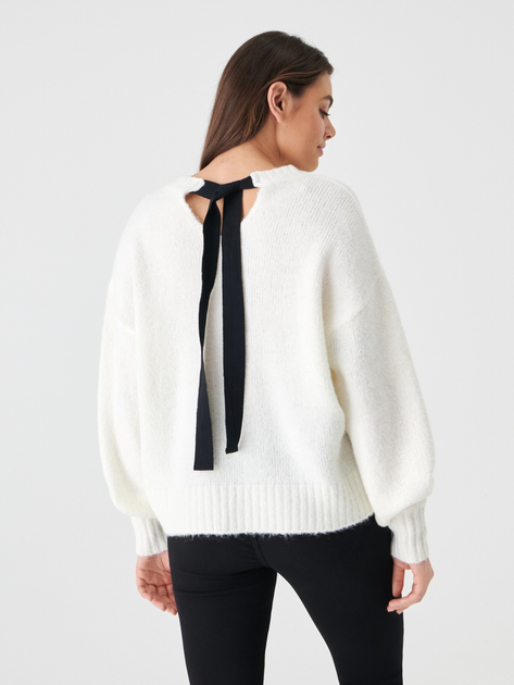 Sweter damski oversize Sinsay 9396E-01X XL Biały (5904116185215) - obraz 2