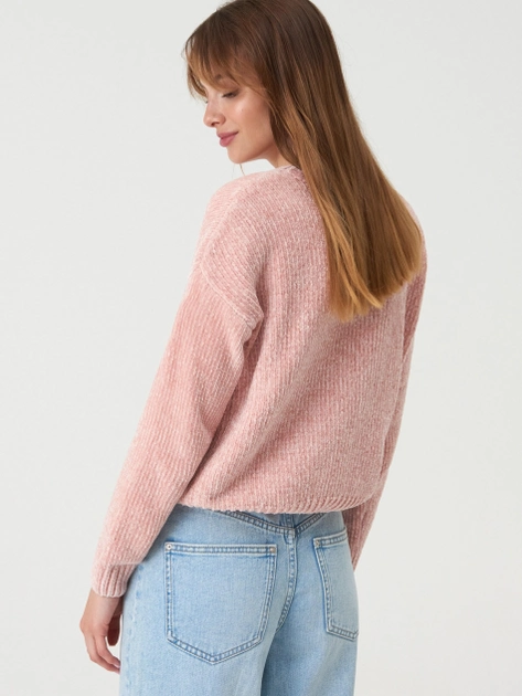 Sweter damski elegancki Sinsay 8911E-03X XXS Różowy (5904020216951) - obraz 2