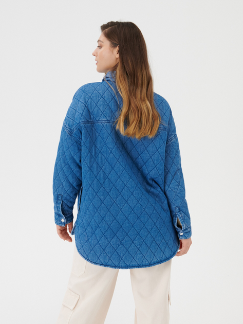 Куртка демісезонна жіноча Sinsay 5992J-55J 34 Блакитна (5904298833829) - зображення 2