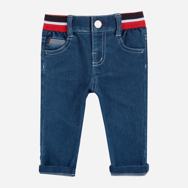 Дитячі джинси для хлопчика Chicco 09008374000000 62 см Сині (8054707995567) - зображення 1