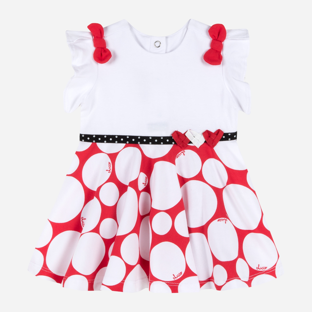 Дитяча святкова сукня для дівчинки Chicco 09003826000000 68 см Біла (8059609029297) - зображення 1
