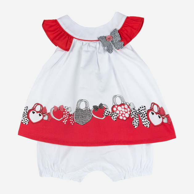 Дитяча сукня для дівчинки Chicco 09057153000000 68 см Біла (8059609033737) - зображення 1