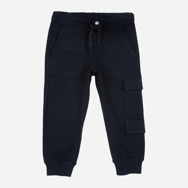 Дитячі штани-джогери для хлопчика Chicco 09008530000000 92 см Чорні (8059609242436) - зображення 1