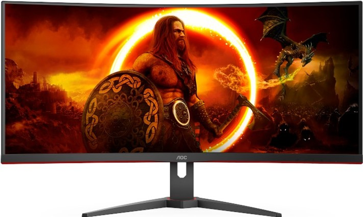 Monitor 34" AOC CU34G2XE/BK - obraz 1