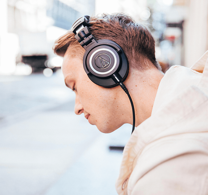 Навушники Audio-Technica ATH-M50x Black - зображення 9