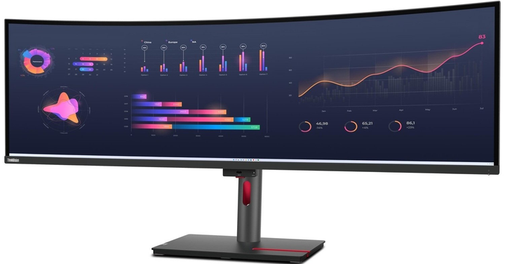Monitor 49" Lenovo ThinkVision P49w-30 (63DBRAT1EU) - obraz 3