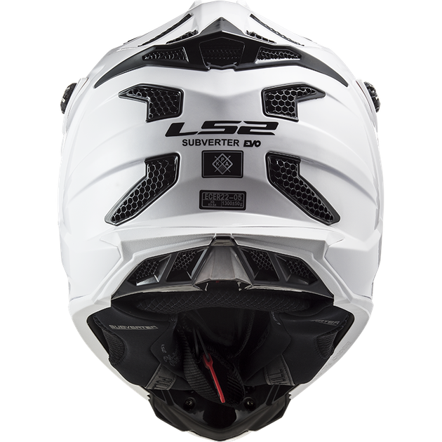 Мотошолом LS2 MX700 Subverter EVO Solid White S - зображення 6