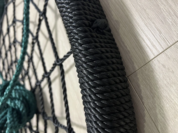 Качеля Гніздо Round KBT 100 см, Зелений - зображення 7
