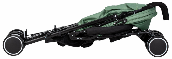 Детская прогулочная коляска трость FreeON Simple Black Green нагрузка до 15 кг - изображение 2