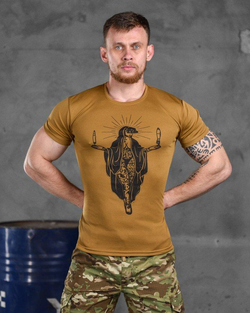 Тактична футболка потовідвідна Odin кайот madonna 3XL - зображення 1