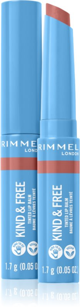 Помада Rimmel London Kind&Free Tinted Lip Balm 002 Apricot Beauty 1.7 г (3616302989201) - зображення 1