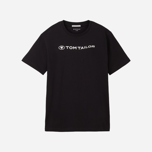 Підліткова футболка для хлопчика Tom Tailor 1041902 152см Чорна (4067672125543) - зображення 1