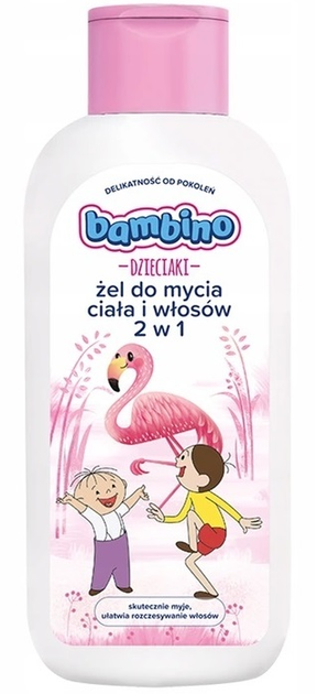 Гель для купання Bambino Dzieciaki Болік і Льолік Мазури для тіла і волосся 2 в 1 400 мл (5900017056586) - зображення 1