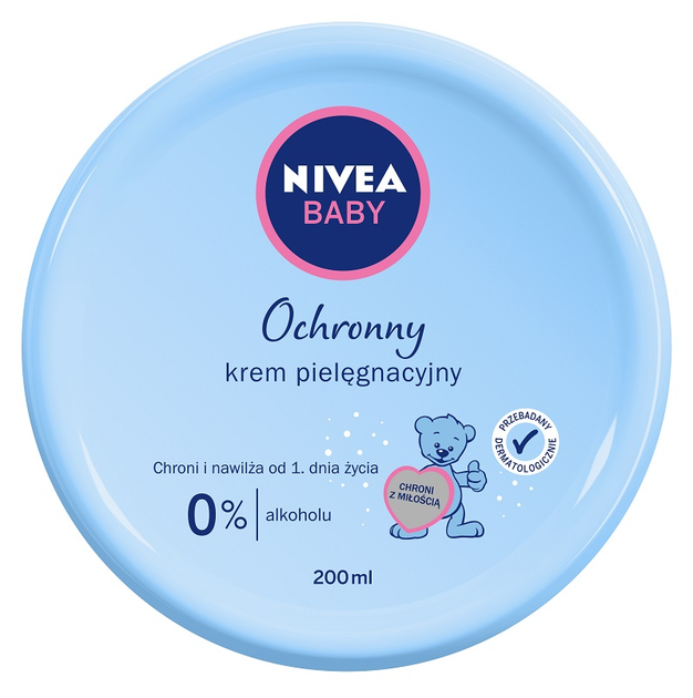 Крем Nivea Baby Захисний доглядовий 200 мл (4005808361847) - зображення 1