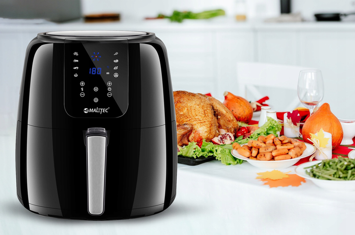 Безмасляна фритюрниця мультипіч Maltec 8 л 1800 W 109855 - зображення 8
