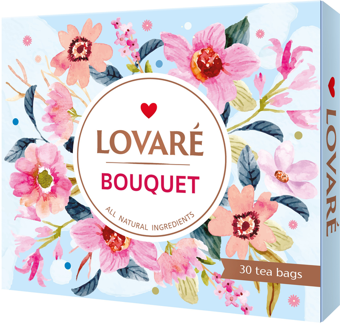 Акція на Колекція чаю Lovare Bouquet 6 видів по 5 шт. від Rozetka