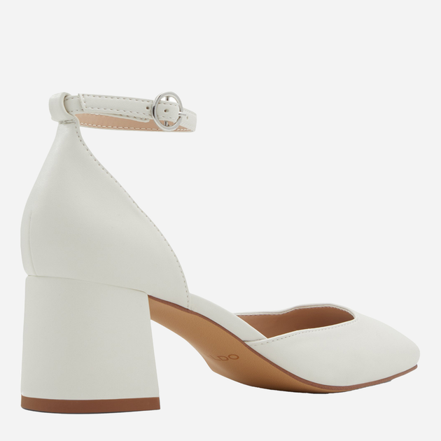 Sandały damskie na słupku ALDO 13658307-121 37 (6.5US) 23.4 cm Białe (57005614794) - obraz 4