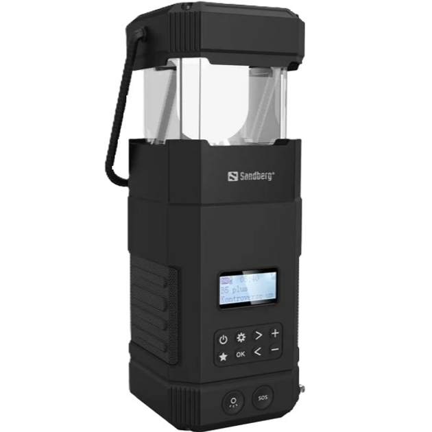 Ліхтар Sandberg Survivor Lantern All-in-1 420-90 10000 mAh Black (5705730420900) - зображення 1