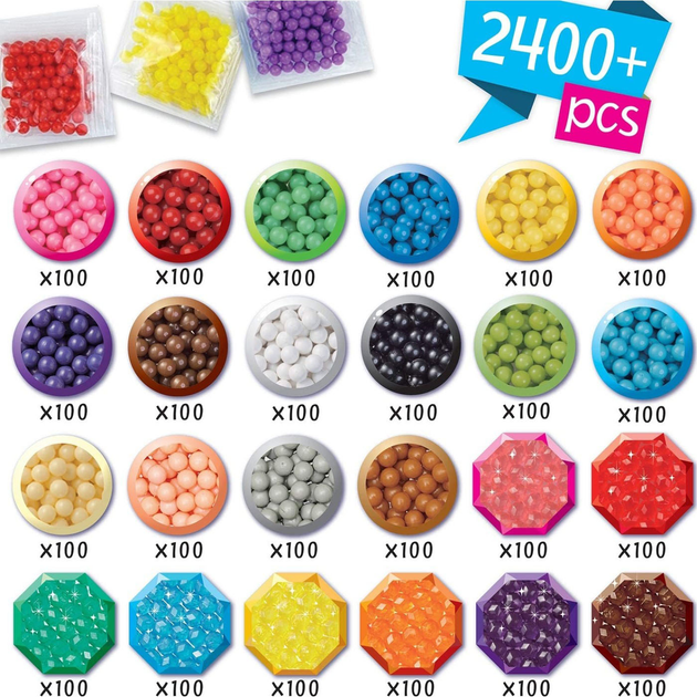 Mozaika Aquabeads Epoch Mega Bead 2400 elementów (5054131315026) - obraz 4