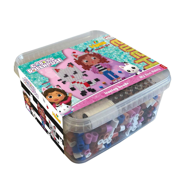 Мозаїка Hama Gabby's Dollhouse Maxi Beads and Pegboard 900 деталей (0028178087548) - зображення 1