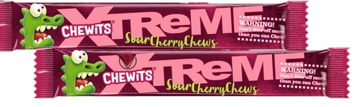 Упаковка конфет Chewits Xtreme Вишня 34 г х 24 шт (5060072652199