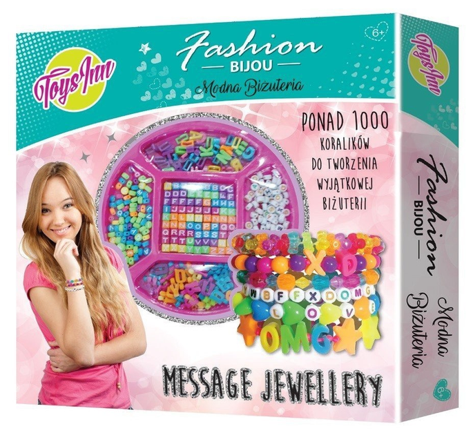 Набір для створення прикрас Toys Inn Fashion Bijou Message Jewellery (5901583294129) - зображення 1
