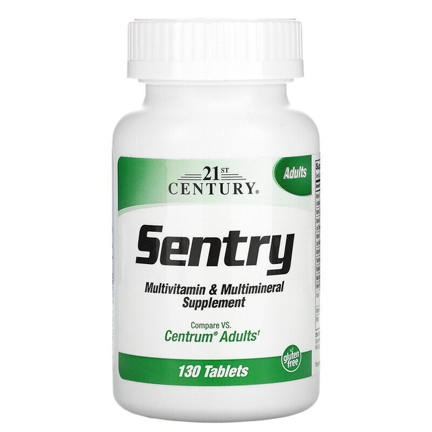 Витамины 21st Century Sentry Multivitamin & Multimineral Supplement 130 ...