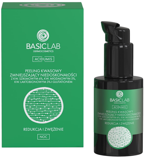 Peeling kwasowy BasicLab Acidumis zmniejszający niedoskonałości 30 ml (5907637951635) - obraz 1