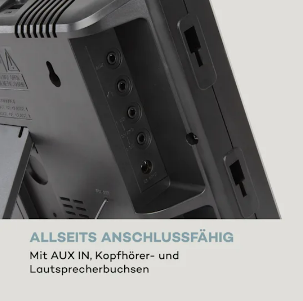 Мультимедиа auna Wallie Microsystem CD плеер Bluetooth USB порт пульт дистанционного управления черный - Фото 4 Мультимедиа auna Wallie Microsystem CD плеер Bluetooth USB порт пульт дистанционного управления черный - изображение 4