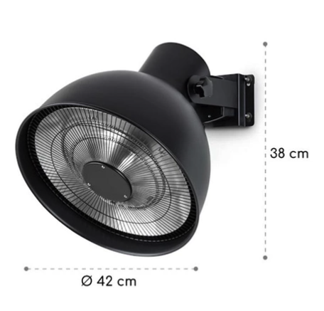 Инфракрасный обогреватель Blumfeldt Heatbell Wall Smart, 800/1200/2000 Вт - изображение 7
