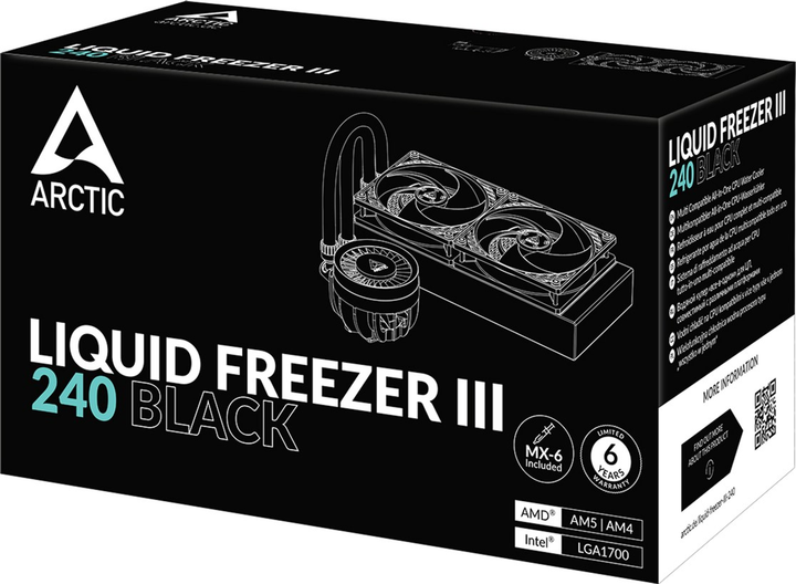 Система жидкостного охлаждения Arctic Liquid Freezer III 240 (ACFRE00134A) - изображение 6