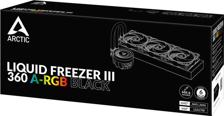 Система жидкостного охлаждения Arctic Liquid Freezer III 360 A-RGB (ACFRE00144A) - изображение 14