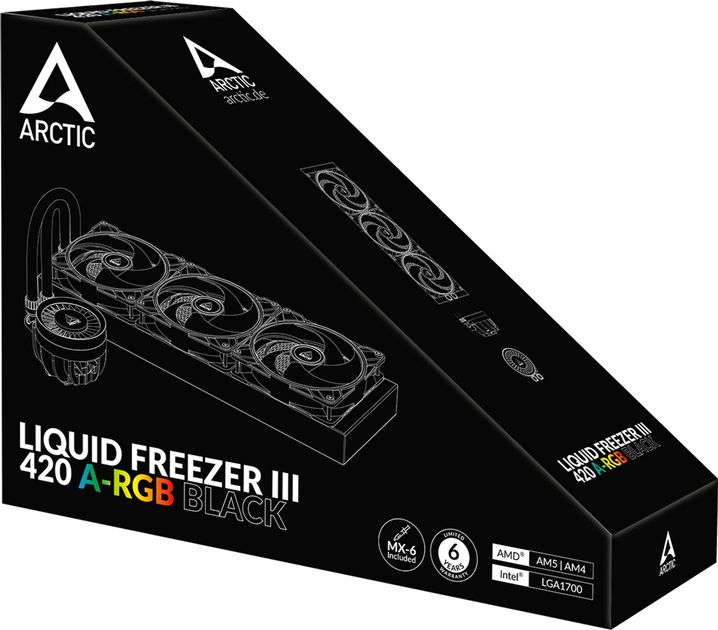 Система жидкостного охлаждения Arctic Liquid Freezer III 420 A-RGB (ACFRE00145A) - изображение 14