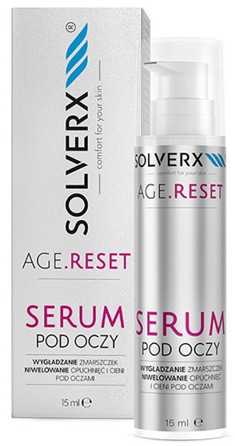 Serum pod oczy Solverx Age Reset wygładzające 15 ml (5907479385254) - obraz 1