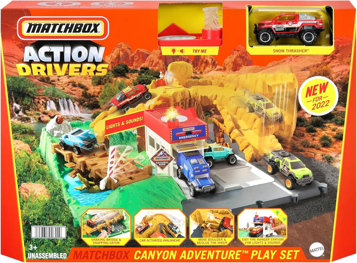 Zestaw do zabawy Mattel Matchbox Canyon Adventure (1947350675030) - obraz 1