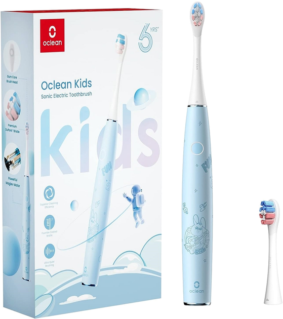 Електрична зубна щітка Oclean Kids Electric Toothbrush Blue - зображення 1