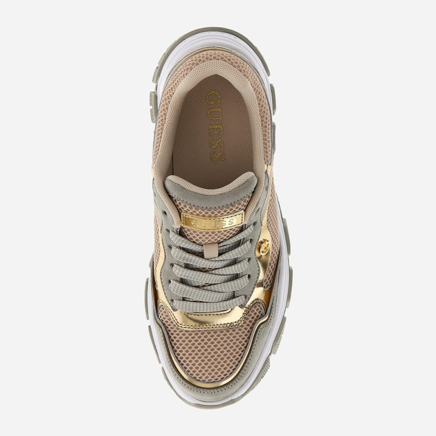 Жіночі снікери Guess Breckie 227692357 37 Бежеві (7624926993883) - зображення 3