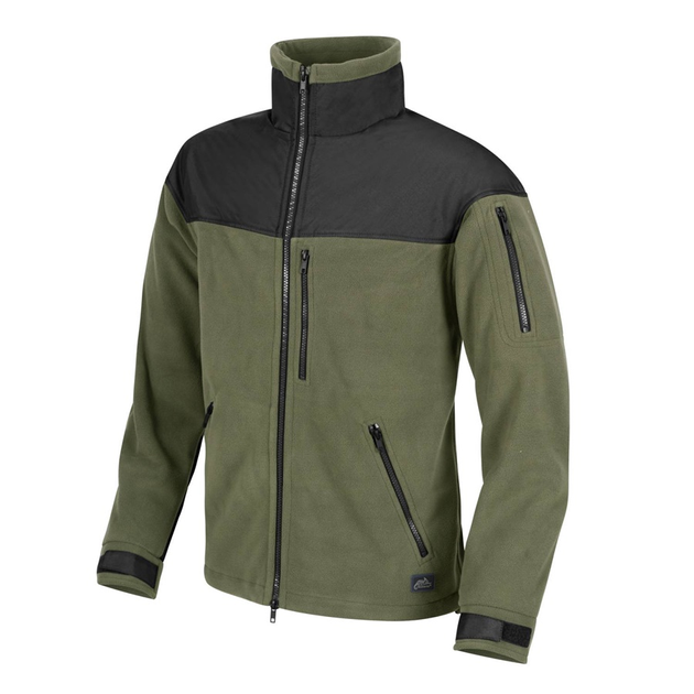 Куртка Helikon-Tex Classic Army - Fleece, Olive green/Black M/Regular (BL-CAF-FL-16) - изображение 1