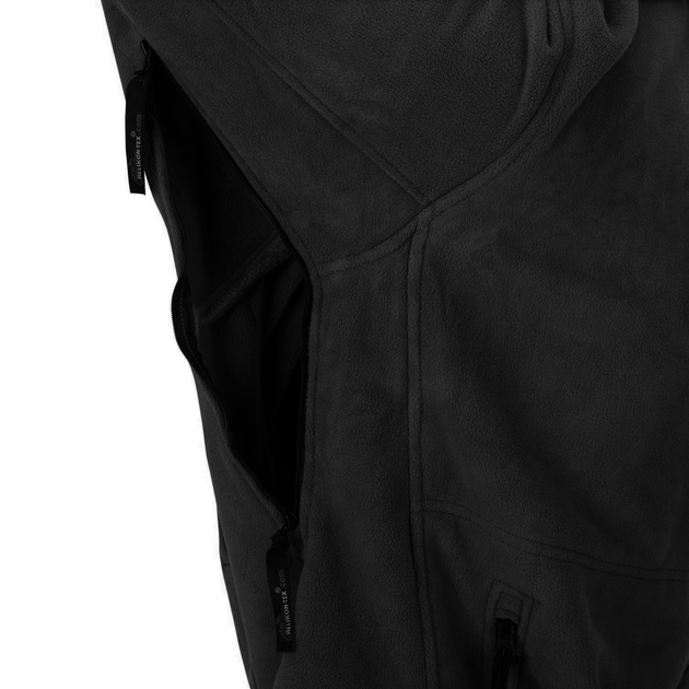 Куртка Helikon-Tex PATRIOT - Double Fleece, Black S/Regular (BL-PAT-HF-01) - изображение 8