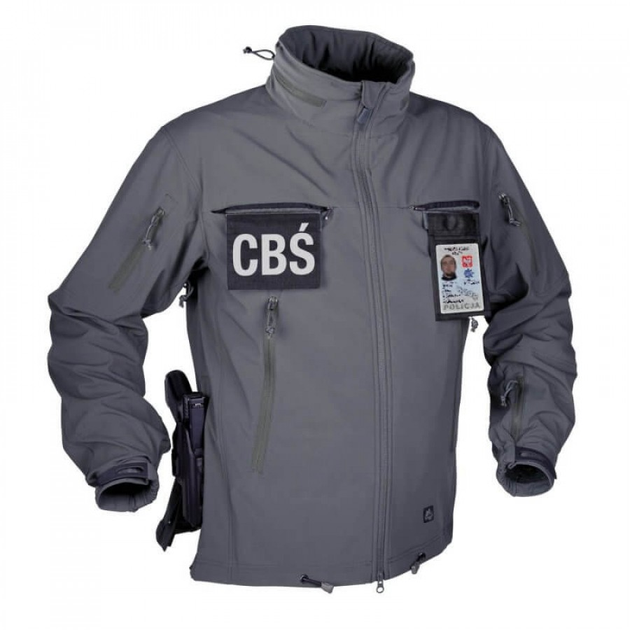Куртка Helikon-Tex Cougar Qsa + Hid - Soft Shell Windblocker, Shadow grey 3XL/Regular (KU-CGR-SM-35) - зображення 2