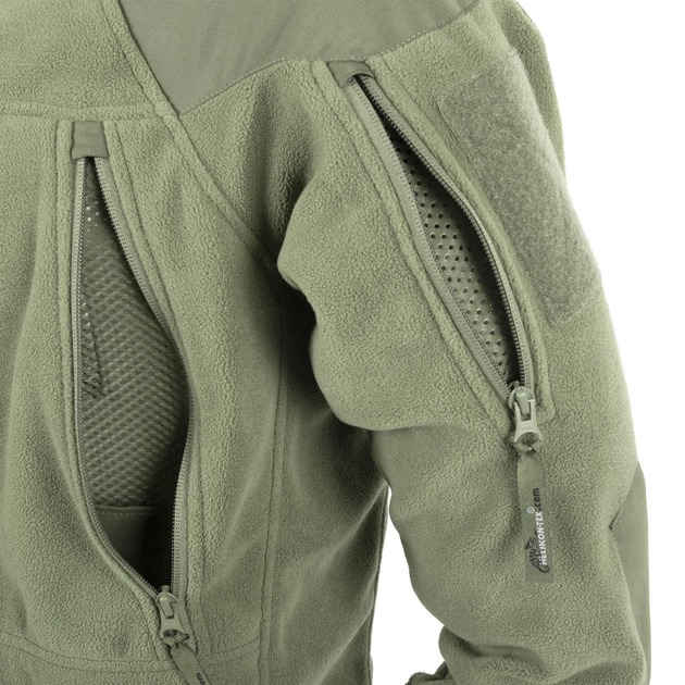 Куртка Helikon-Tex STRATUS - Heavy Fleece, Olive green S (BL-STC-HF-02) - зображення 2