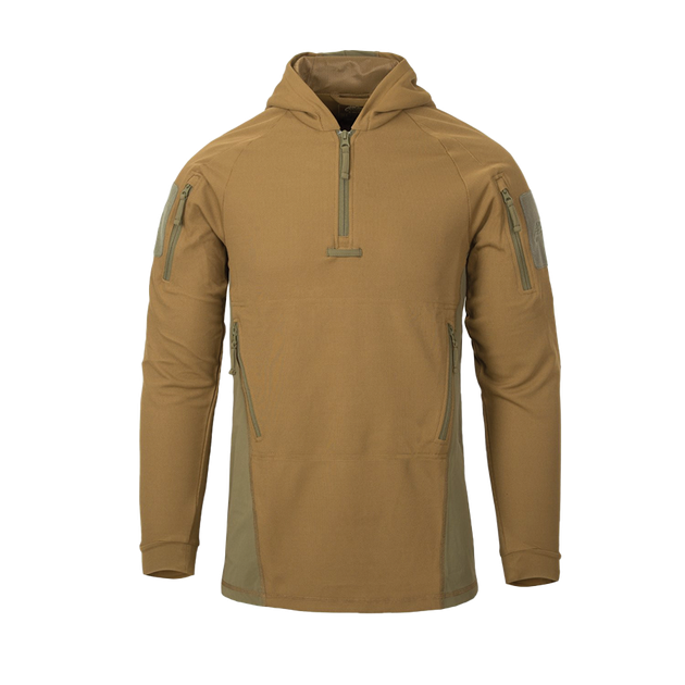 Тактична сорочка Helikon-Tex Range Hoodie - Topcool, Coyote/adaptive green S/Regular (BL-BRH-TC-1112) - зображення 2