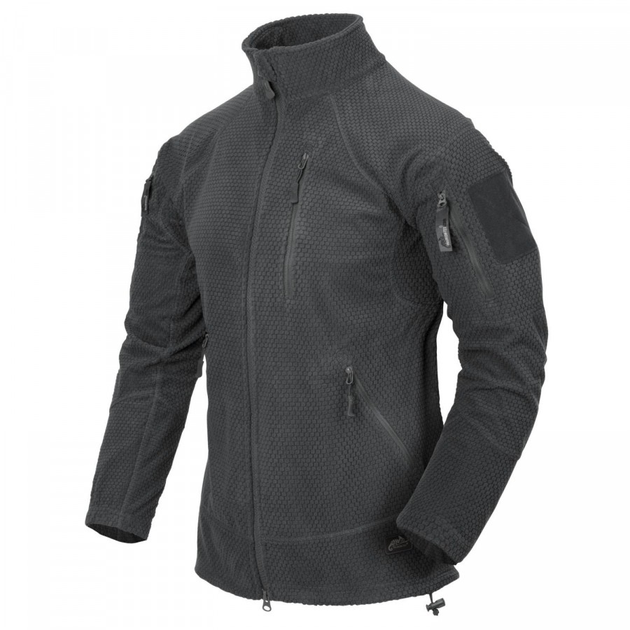 Куртка Helikon-Tex ALPHA Tactical - Grid Fleece, Shadow Grey XS/Regular (BL-ALT-FG-35) - изображение 1