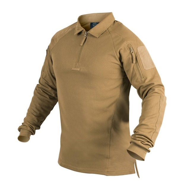 Футболка Polo Helikon-Tex RANGE з довгими рукавами, Coyote 2XL/Regular (PD-RNG-TC-11) - зображення 1