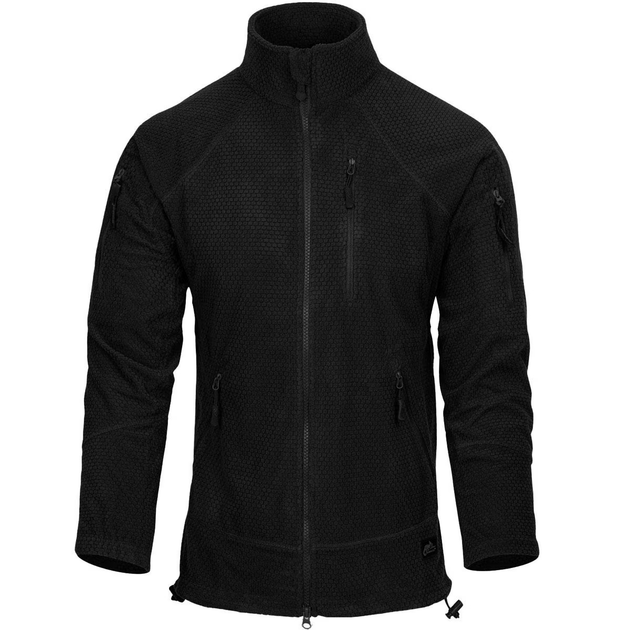 Куртка Helikon-Tex ALPHA Tactical - Grid Fleece, Black XL/Regular (BL-ALT-FG-01) - изображение 2