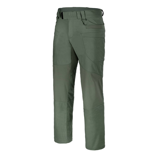 Брюки Helikon-Tex HYBRID TACTICAL - PolyCotton Ripstop, Olive drab 4XL/Long (SP-HTP-PR-32) - зображення 1